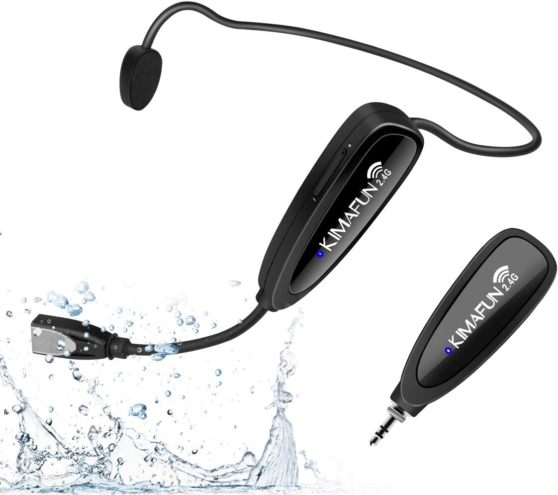 Yoga And Fitness Instructor - Wireless Headset Microphone System, Waterproof, for