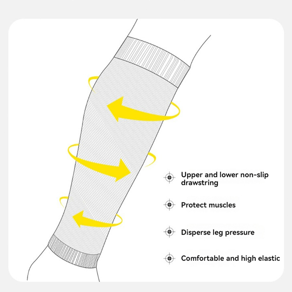 Knee Sleeve Compression - Loogdeel Professional Breathable Calf Compression Sleeve