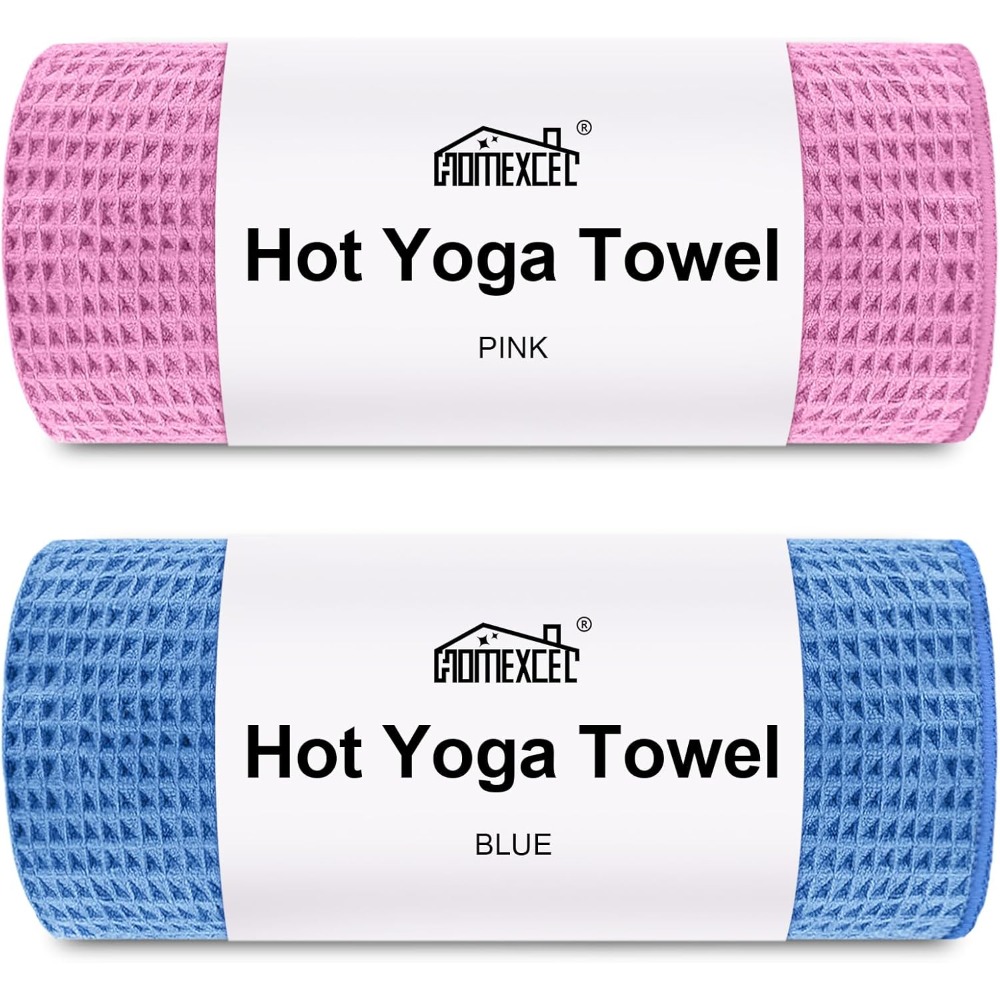 Yoga Fitness Pilates - Hot Yoga Towels 2 Pack, (26.5