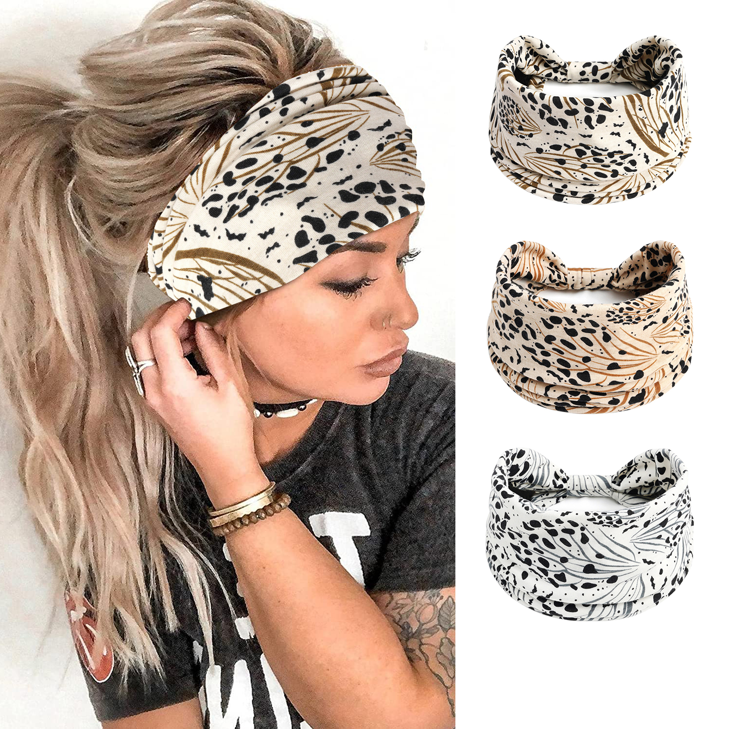 Boho Headband for Women Wide K - Stretch Strap Yoga recensie en prijs