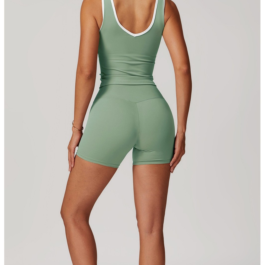 Cross Back High Waist Yoga Set - Yoga Fitness Health recensie en prijs