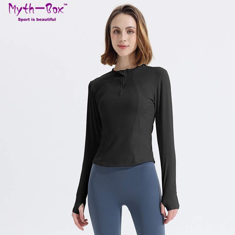 Autumn Women Yoga Shirts Long  - Yoga Fitness Qc recensie en prijs