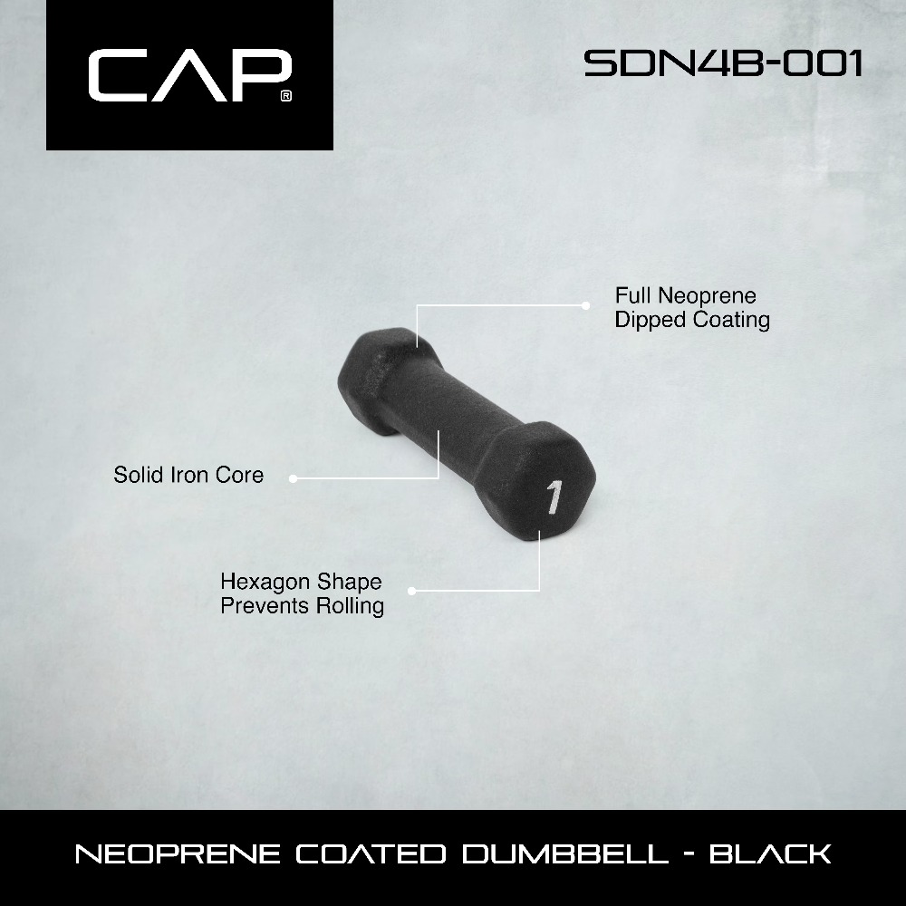 1lb Black Neoprene Dumbbell Pa - Yoga Of Fitness recensie en prijs