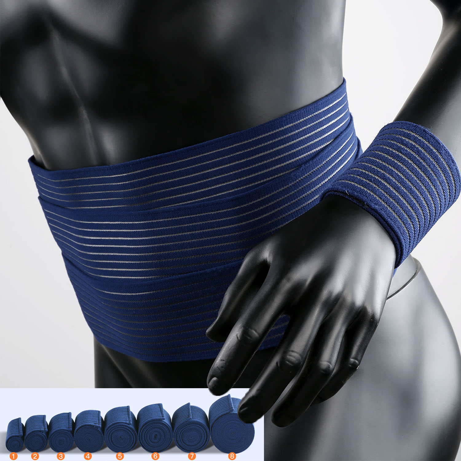 1 PC Tape Compression Bandage  - Knee Sleeve Compression recensie en prijs