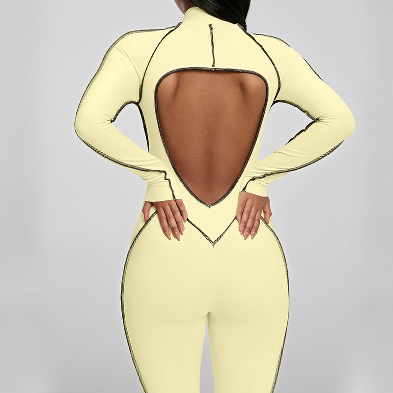 Sanding Yoga Jumpsuit Hollow-O - Yoga Fitness Girl recensie en prijs