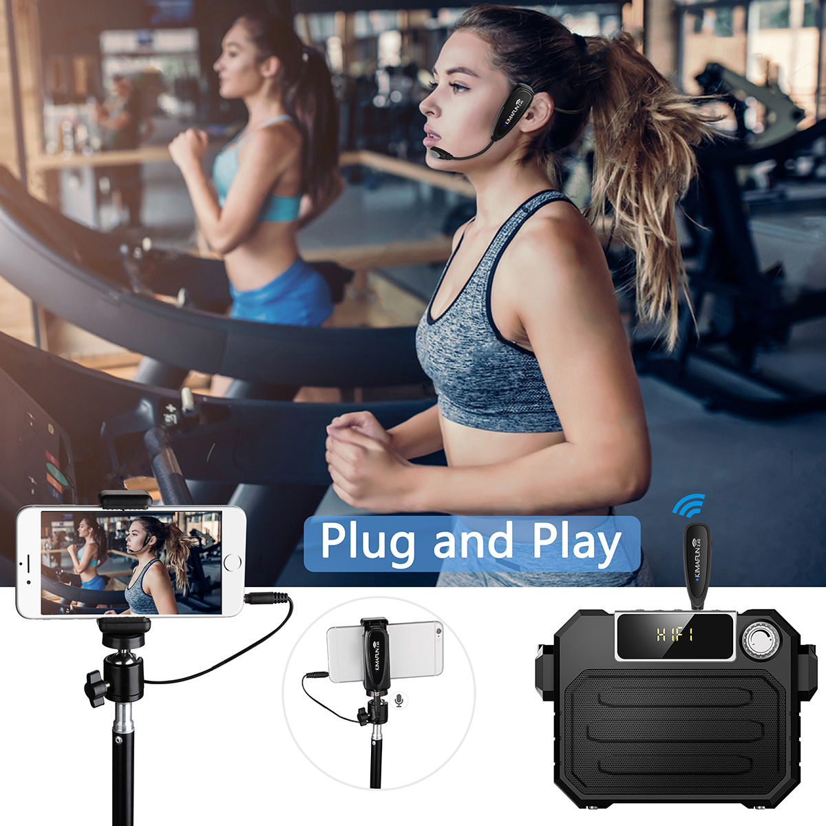 KIMAFUN 2.4G Wireless Fitness  - Yoga And Fitness Instructor recensie en prijs