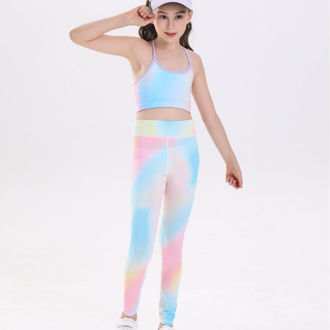 2025 Girls 2pc Yoga Outfit Set - Yoga Fitness Girl recensie en prijs