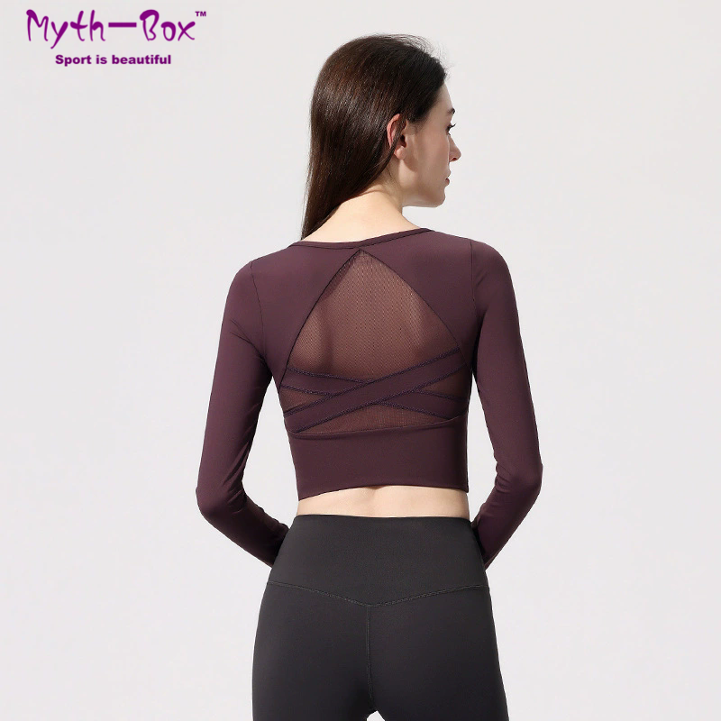 Women Yoga Shirts With Pad Lon - Yoga Fitness Qc recensie en prijs