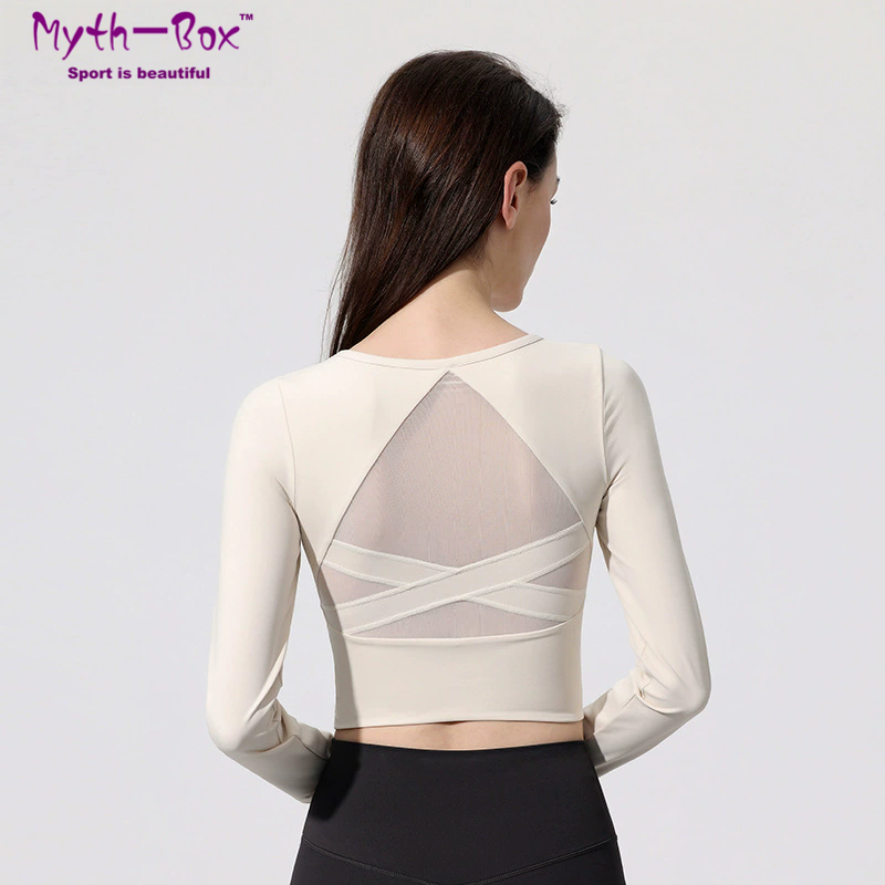 Women Yoga Shirts With Pad Lon - Yoga Fitness Qc recensie en prijs