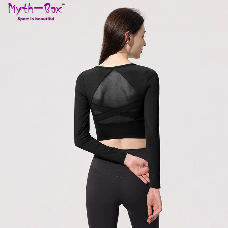 Women Yoga Shirts With Pad Lon - Yoga Fitness Qc recensie en prijs