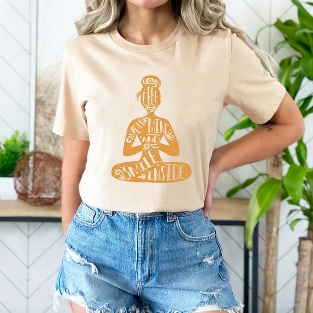 Yoga T-Shirt Free Your Mind Po - Yoga And Fitness Instructor recensie en prijs