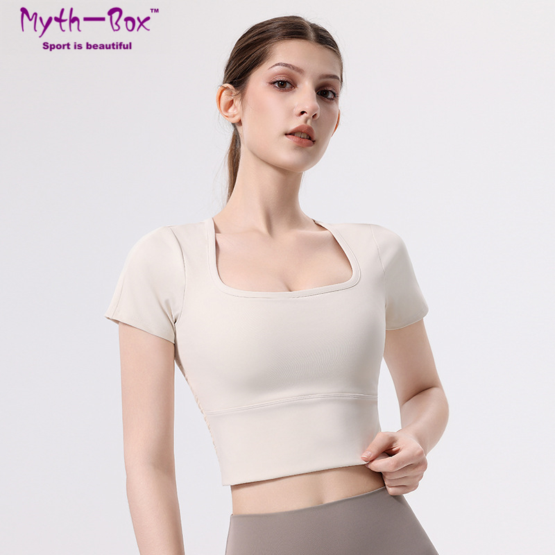Women Slim Yoga Shirts With Pa - Yoga Fitness Qc recensie en prijs