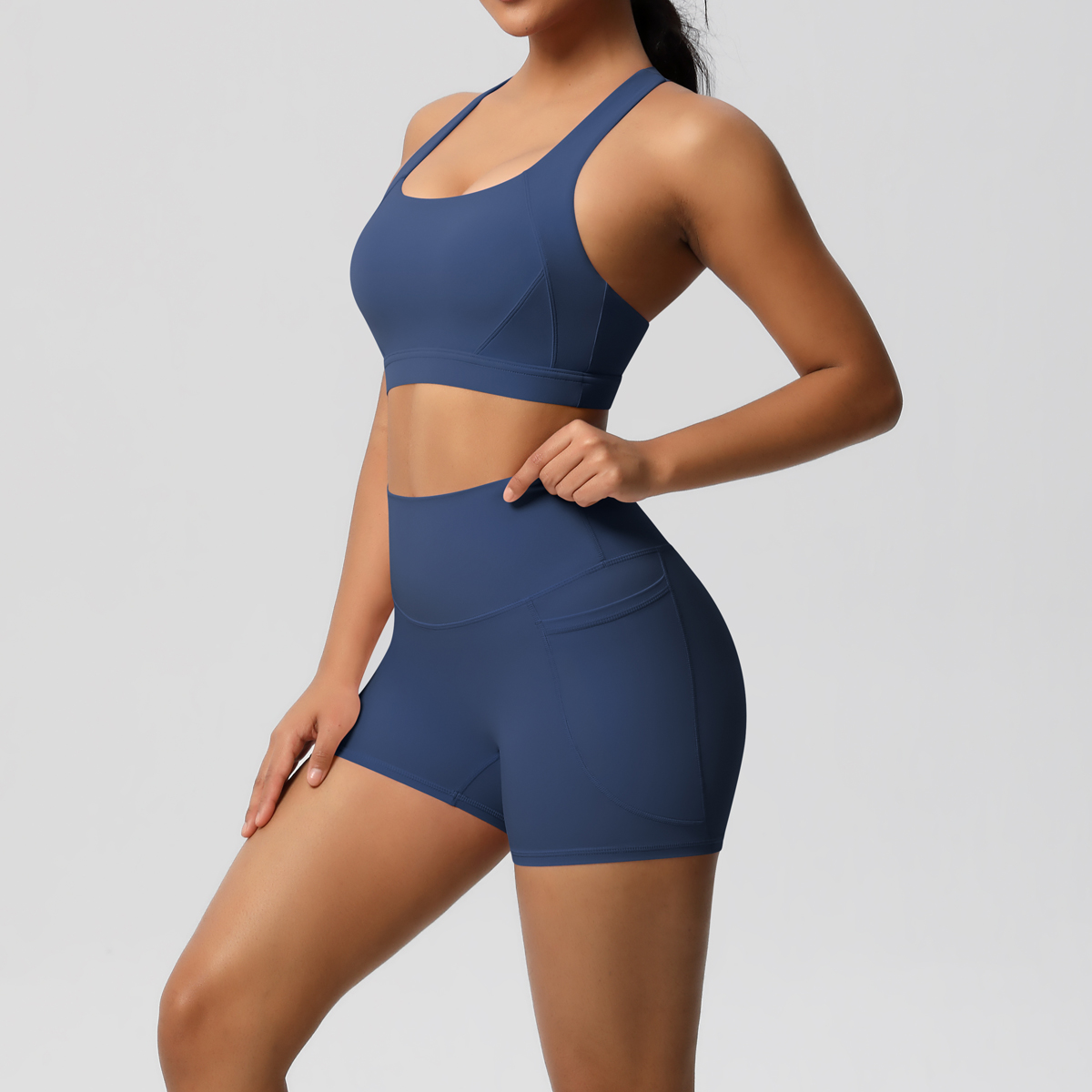 2PCS Sportswear With Pocketed  - Yoga Fitness Zumba recensie en prijs