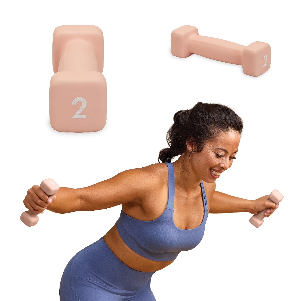 Neoprene Coated 2 Pound Dumbbe - Yoga Fitness Pilates recensie en prijs